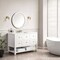James Martin Vanities Breckenridge 48in Single Vanity, Bright White w/ 3 CM White Zeus Top 330-V48-BW-3WZ - alternate 2